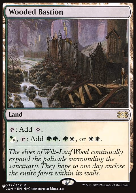 Wooded Bastion trading card